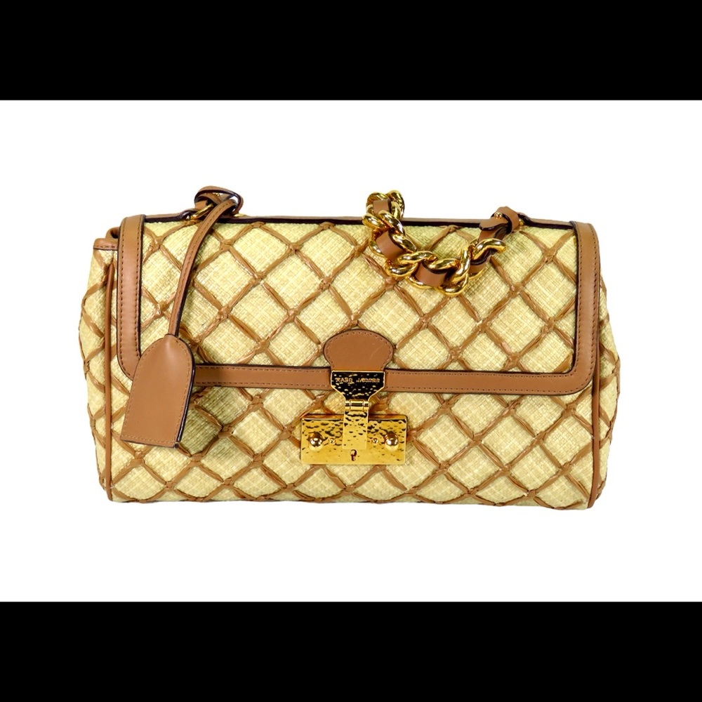 Womens Marc Jacobs Collection Raffia Baroque Shoulder Bag Small - Picture 2 of 14